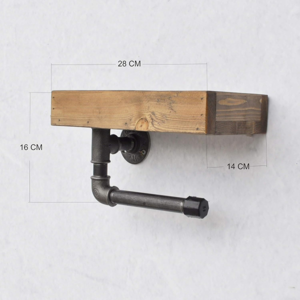 WC-Papierhalter mit Ablage
